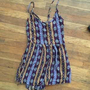 F21 Printed romper